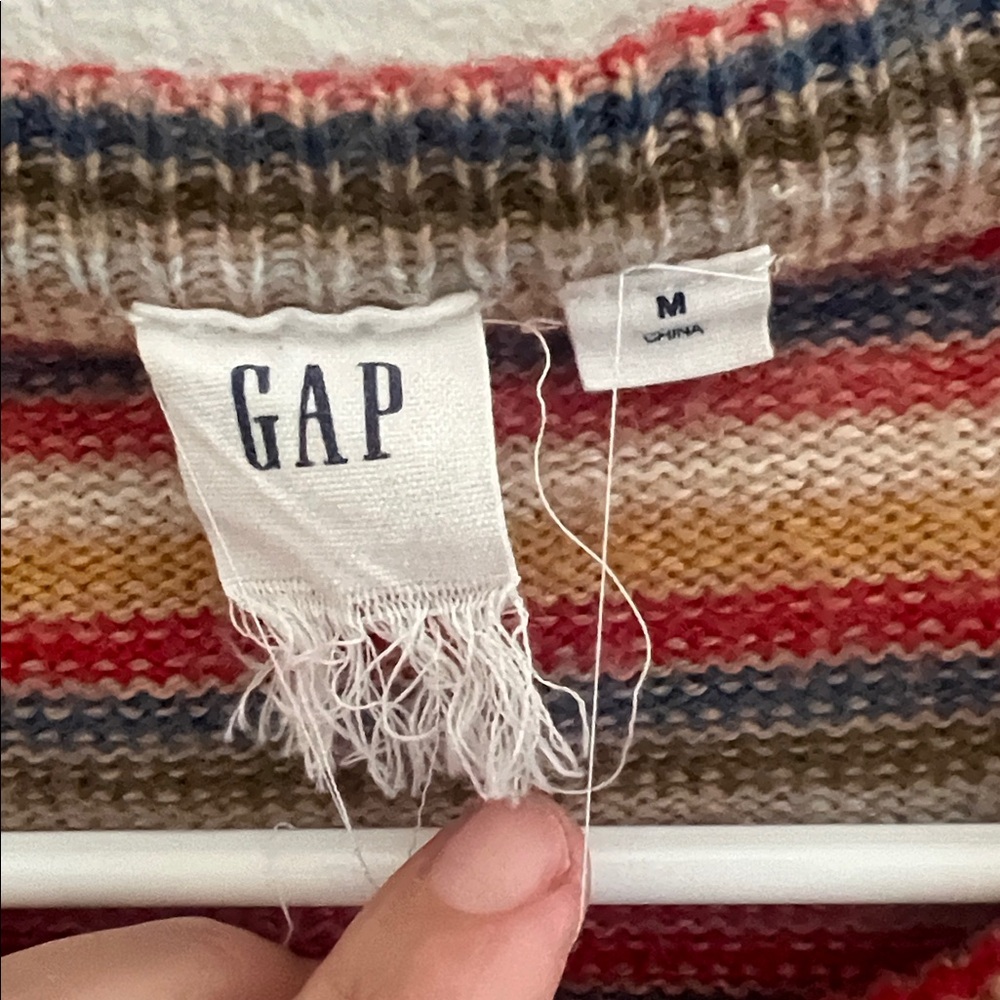 Gap colorful merino wool blend striped sweater - Picture 5 of 6
